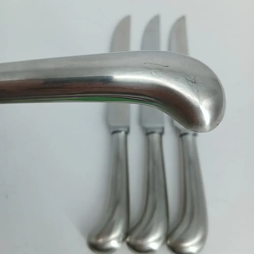 4X SK Cooper Bros QUEEN ANNE Stainless Steak Knives Sheffield England